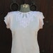 Vintage 1980's Pale Pink Sheer and Delicate Bouse