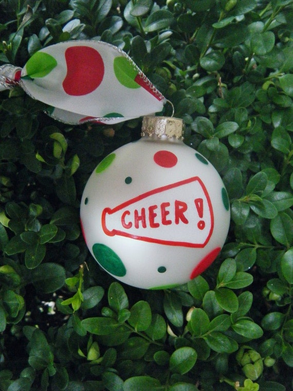 items similar to cheerleading ornament personalized items similar to cheerleading ornament personalized