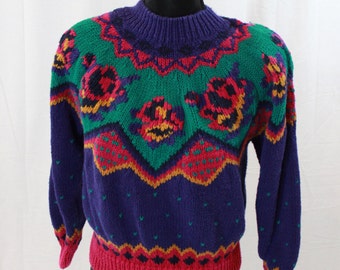 SALE ITEM Vintage 80s Puffed Sleeved Sweater by Nordstrom