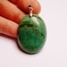 Bloodstone cabonchon pendant drill on top bail included 1 pcs genuine Bloodstone gemstone