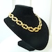 VTG. 80s 90s Gold Chain Necklace- Hipster, Gaudy, Chunky Jewelry, hipster, urban outfitters