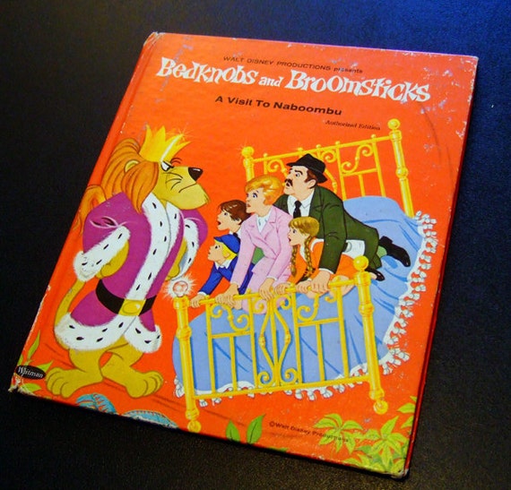 Vintage Childrens Book Bedknobs and by TheVintagePickle on Etsy