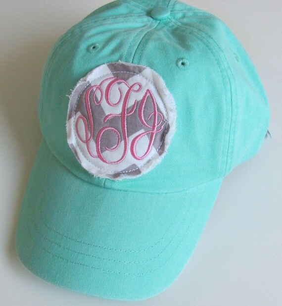 Items similar to Monogrammed Baseball Cap Personalized Hat Bridesmaid Birthday Gift on Etsy