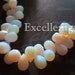 30pcs Opalet faceted teardrops - 9mm x 6mm