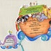 10 Noah's Ark Baptism Christening Invitations - Handcut and Personalized