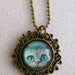 SALE Alice in Wonderland Cheshire Cat Necklace