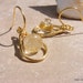 AAA Golden Rutilated Quartz Dangle Earrings.