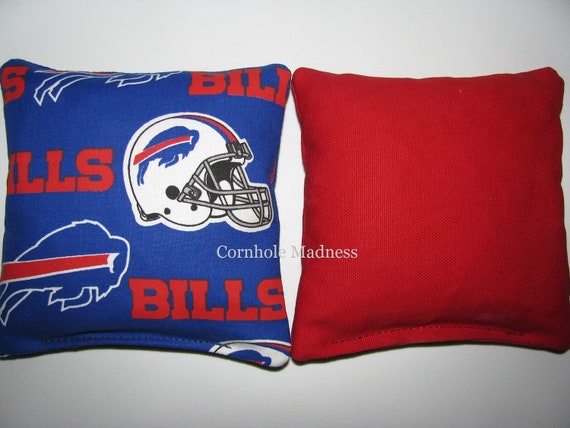 BUFFALO BILLS NFL Cornhole Bags Corn hole Corn by CornholeMadness