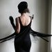 Black Spider Queen Halloween fringed Mini Dress