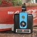 RETRO BLUE Working Kodak Brownie Hawkeye Flash Camera