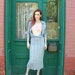 Dress 1930s Vintage 30s Blue Ribbon Knit Gown S M