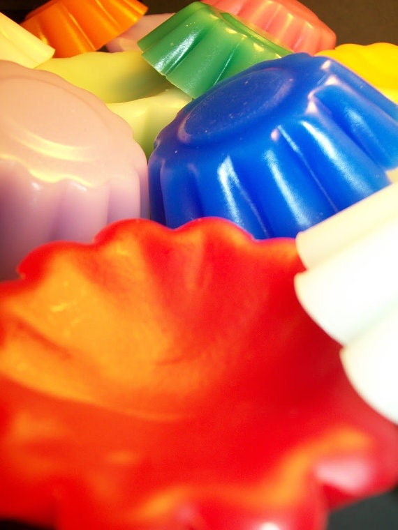 6 Honey Almond Scented Candle Tarts Wax by AmbersAromasAndGifts