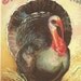 RESERVED - Thanksgiving Wish Ellen Clapsaddle Artist Signed Vintage Postcard Big Turkey Gobbler 1912