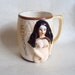1950s Risque ceramic kitsch naked lady mug