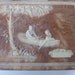 vintage avondale crushed glass incolay jewelry trinket box couple in row boat