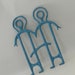 Metal Wall Art in Blue