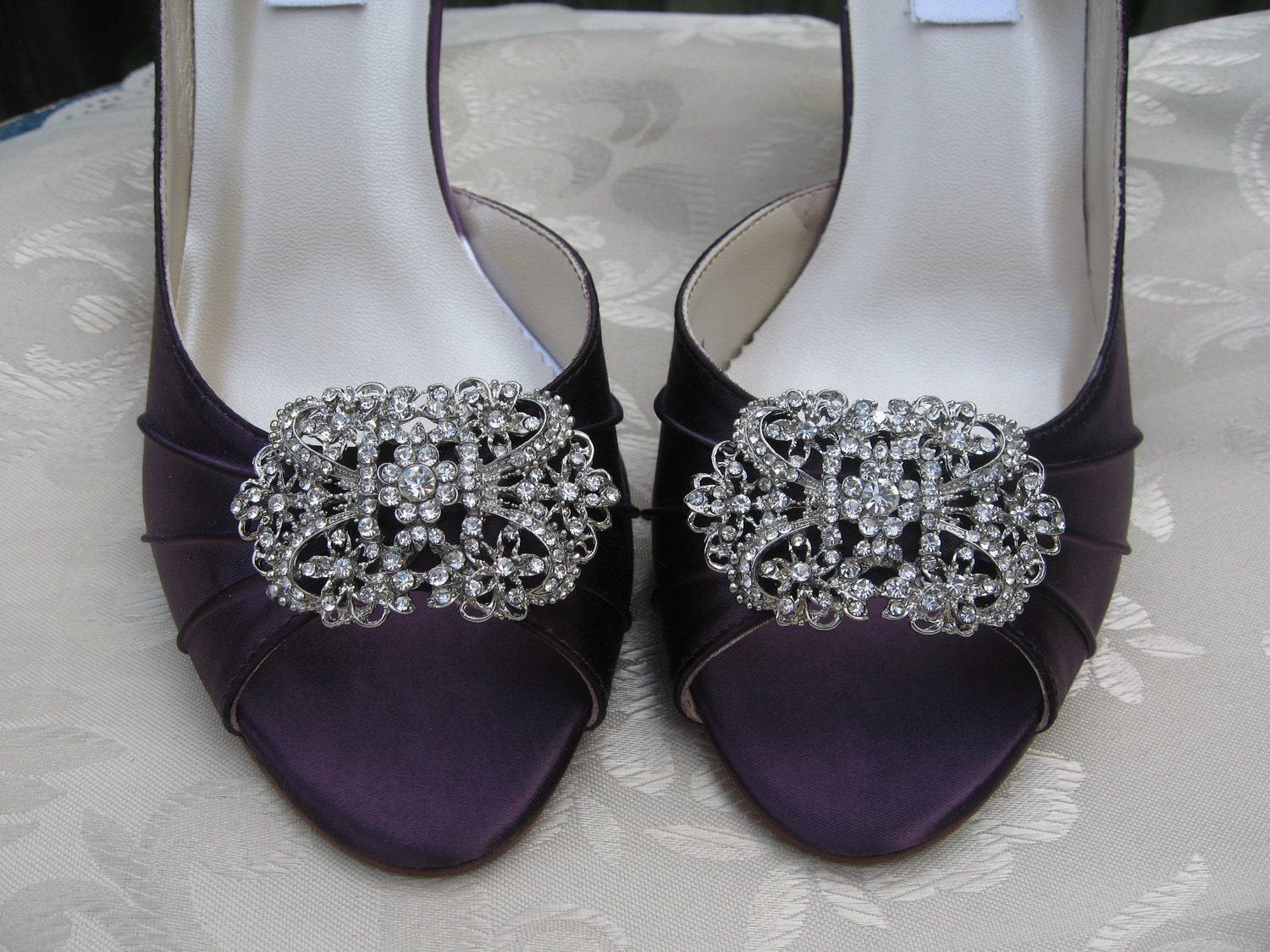 Wedding Shoes Purple Wedding Shoes Eggplant Bridal Shoes