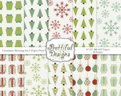 25% OFF SALE Digital Paper Pack for Personal or Commercial Use - Christmas Morning Set 2 Il_170x135