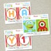 Monster Birthday Banner - You Print - Digital File