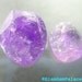 AMETHYST. RoUgH tOp CaBoChOns. Flat Back. FReE FoRM. 2 pc. 11.65 ct. 12x14 and 8.5x10 mm (AM503)