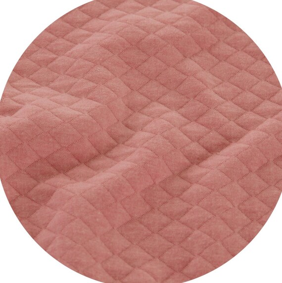 wide double sided quilted cotton knit 1yard 60 x 36 inches