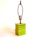 Vintage Royal Haeger Chartreuse Ceramic Lamp ... Modern, Square Lines, Mid Century