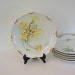 Vintage Plate Limoges H&Co France Yellow Flower