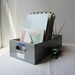 Vintage Industrial Office Filing Drawer - Vertical Files with Metal Alphabetical Tabs From Safeguard Business Systems