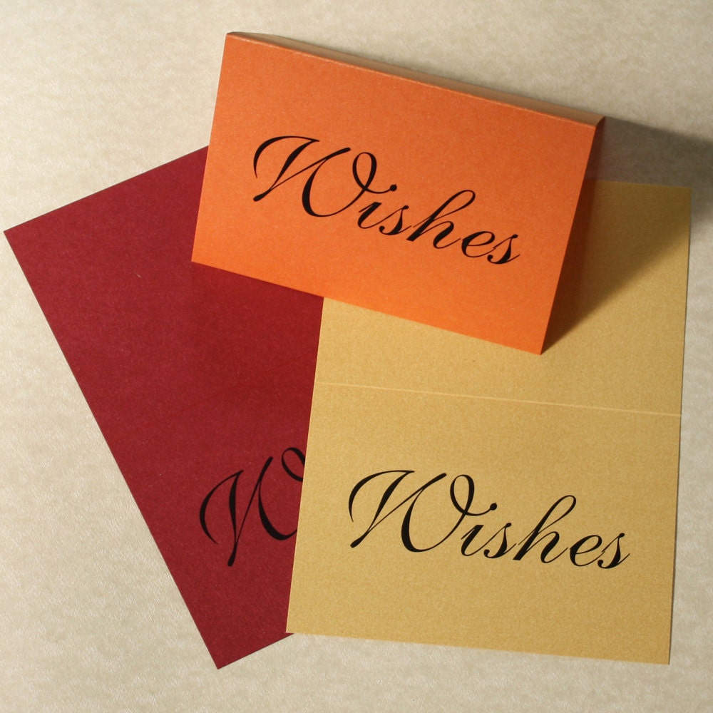 Wishes Wedding Guest Book Card Wedding Guest Card DEPOSIT