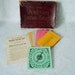 Venetian Fortune Teller Game - Original Rare Antique Fortune Telling Game - Vintage Gypsy Fortune Game