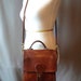 Vintage Authentic COACH Tan Leather SATCHEL Bag.