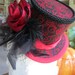 Mini Top Hat, Women's, Steampunk, Victorian, Moulin Rouge, Halloween, Gothic