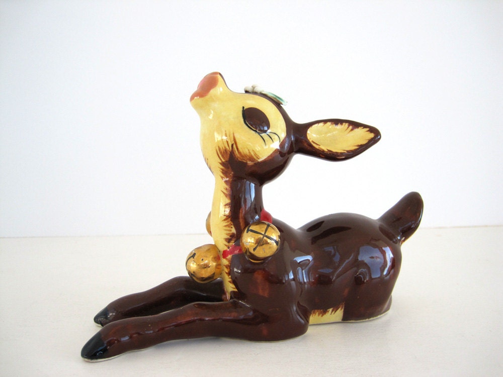 ceramic reindeer figurine