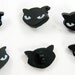 Black Cat Buttons
