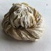 Recycled sari silk ribbon yarn. Natural shades. RESERVED.
