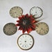 Pocket Watch Parts Steampunk Antique Vintage Old for Assemblage Collage and Altered Art - Collection 23