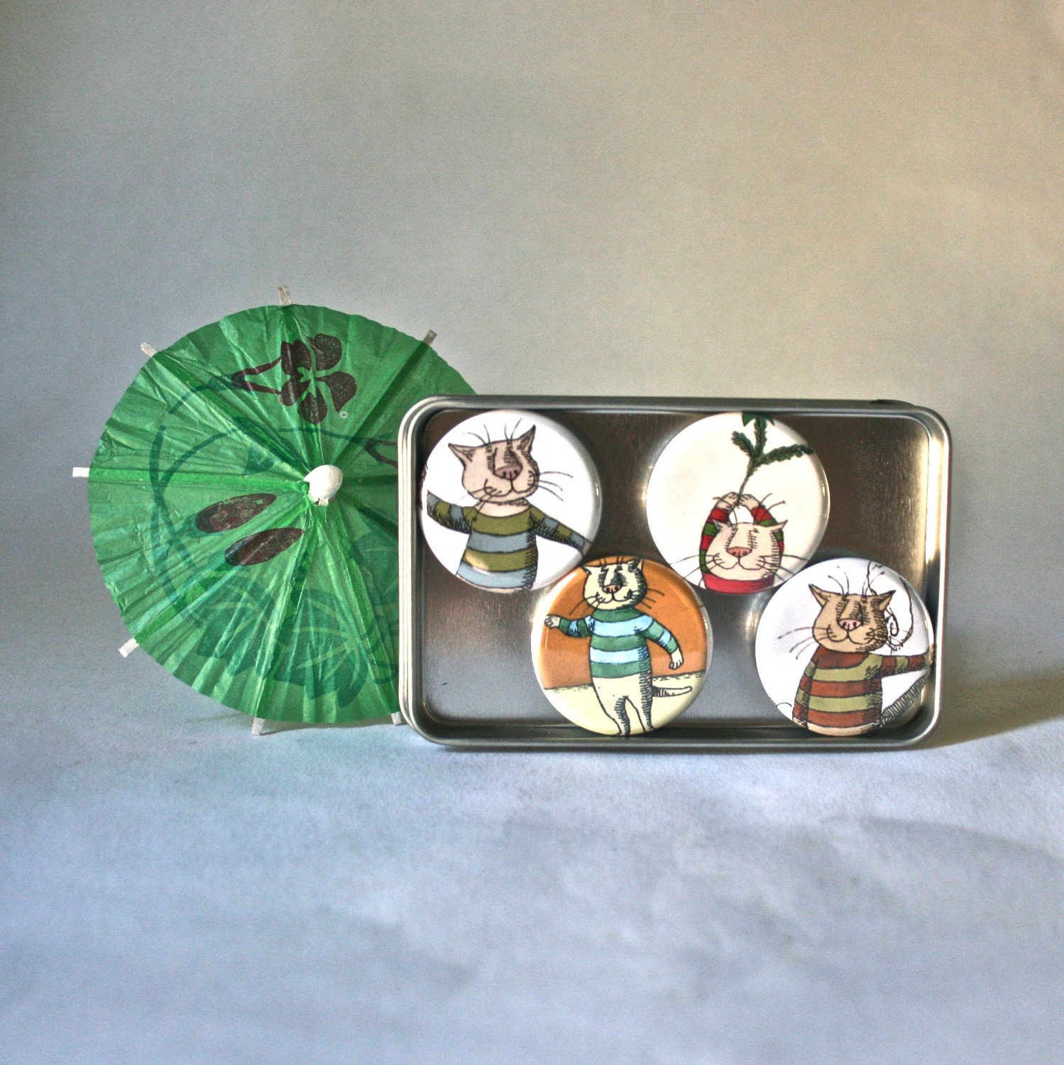 Strong Ceramic Refrigerator Featuring Edward Gorey