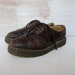 vintage DOC Martens brown leather made in England unisex mens size 7