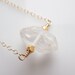 Shine Bright Like a Diamond, Herkimer Diamond Quartz Necklace in Gold
