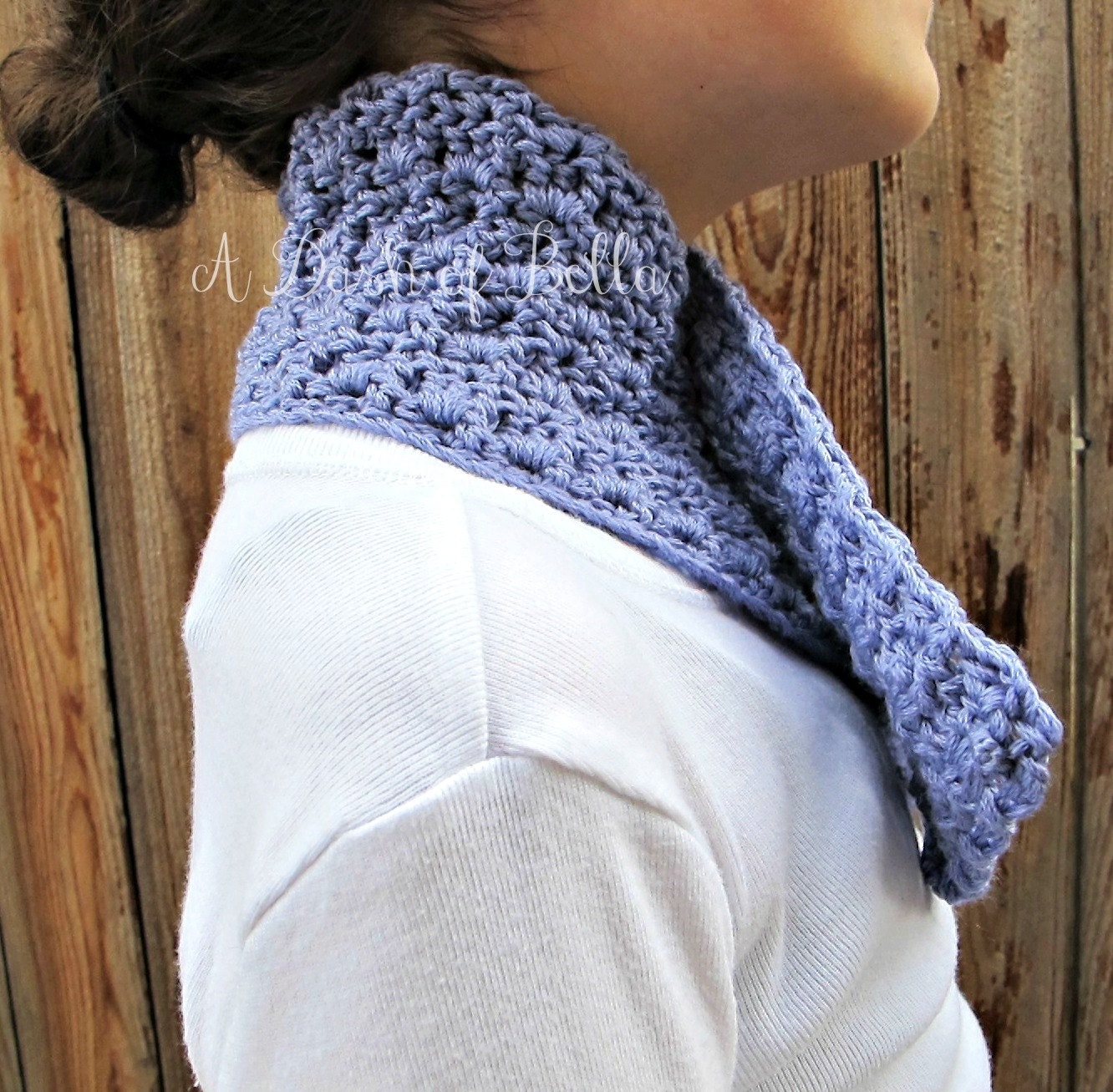 Vintage Inspired Crochet Scarf Pattern Child Size