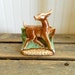 Vintage Deer Planter Ceramic Woodland Home Decor