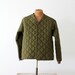 1970s Olive Puff Jacket // Vintage Belgian Coat