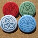 Avatar Elements pins set of 4