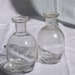 French Vintage glass bottles, chemist, pharmacy, science, glass, jar, water, white, French vintage housewares