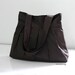 Facebook Deal - Waterproof Bag in Brown Nylon - Pleated Tote - Shoulder Bag - Everyday Bag - Gift Idea for Christmas, Birthday or Wedding