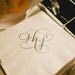Calligraphy Monogram Custom and Hand Written