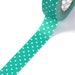 1 Roll of Bella Blvd Teal Green Gulf Polka Dot Designer Tape / Washi Tape (.50 inches x 30 feet)