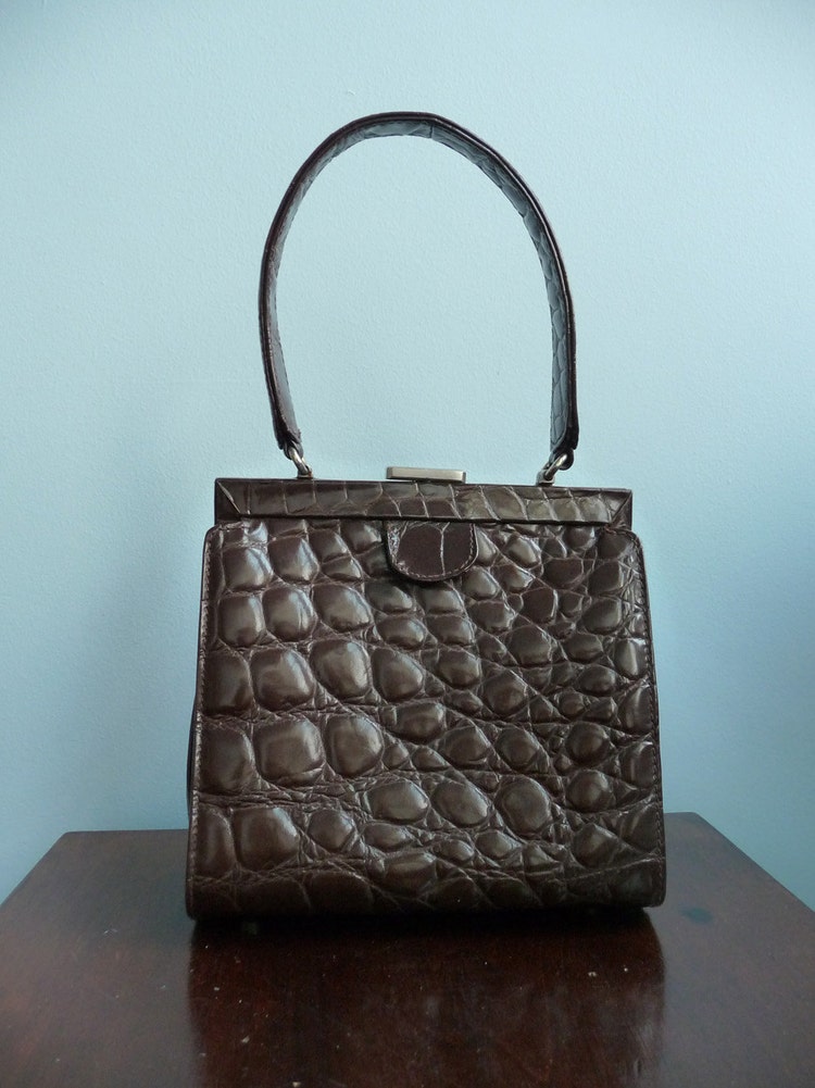 Vintage PAOLA del LUNGO Handbag / Italian by CafeSocietyBoston