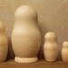 Blank Paint Your Own Nesting Dolls babushka doll set of 5