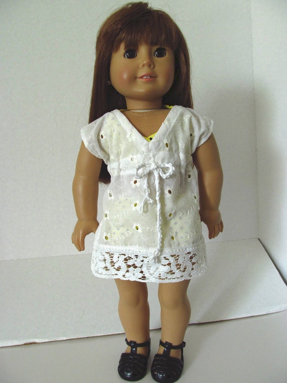 Eyelet Coverup American Girl Doll Clothes
